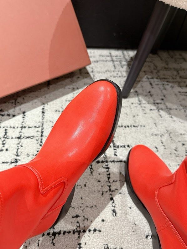 Кожаные женские сапоги фото 4