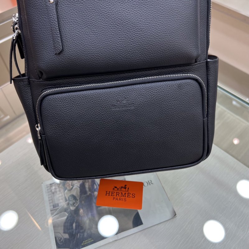 Кожаный мужской рюкзак фото 5