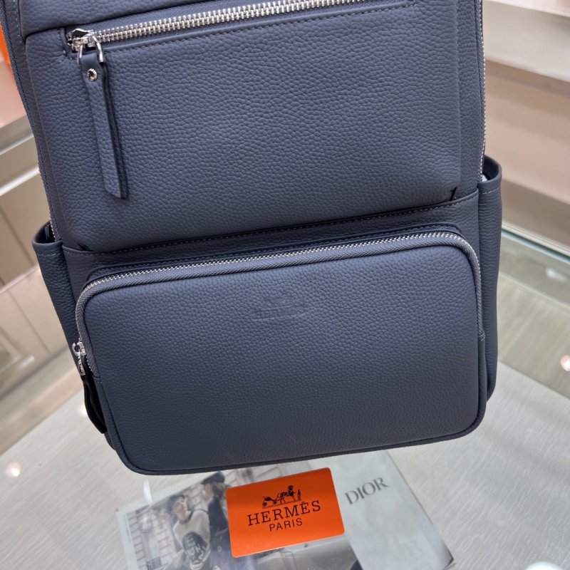 Кожаный мужской рюкзак фото 5