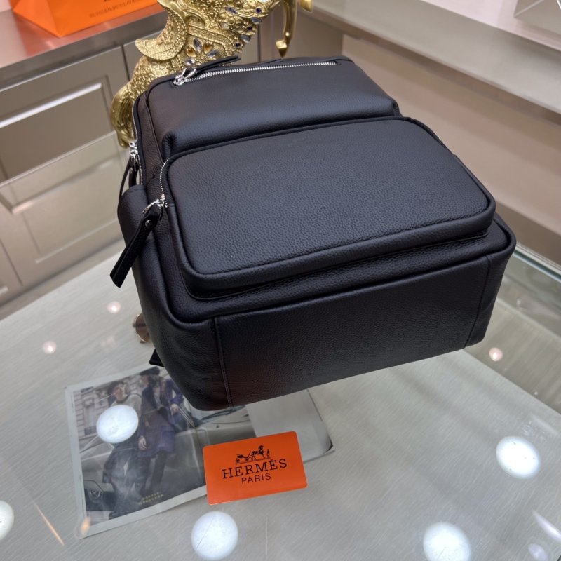 Кожаный мужской рюкзак фото 6