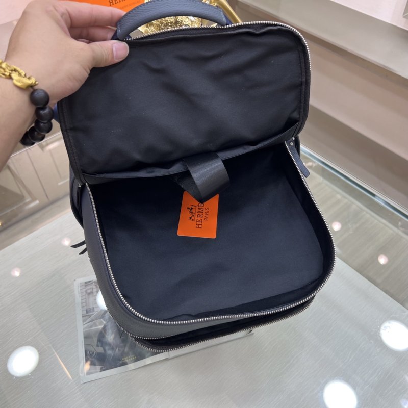 Кожаный мужской рюкзак фото 9