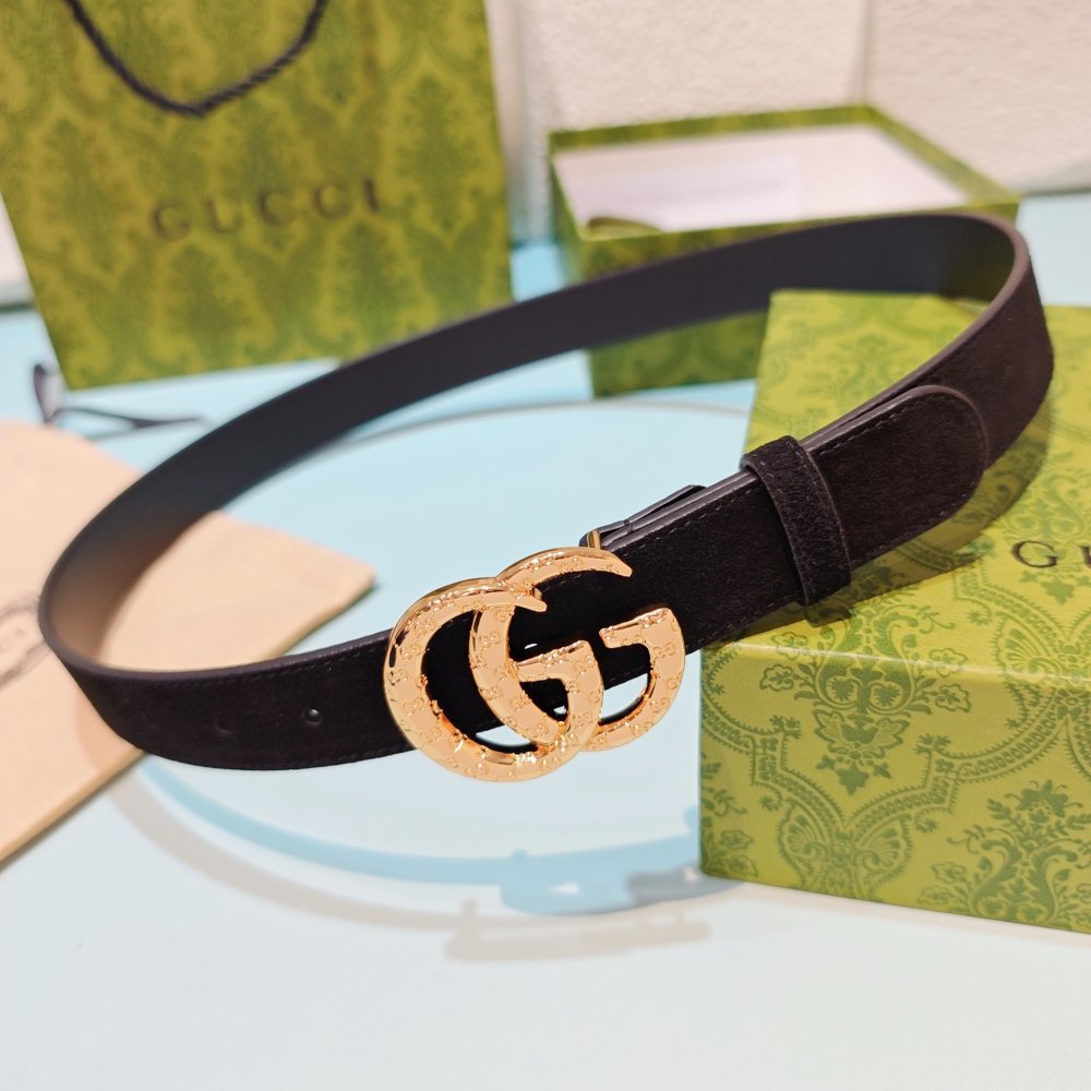 Кожаный ремень женский 30 мм