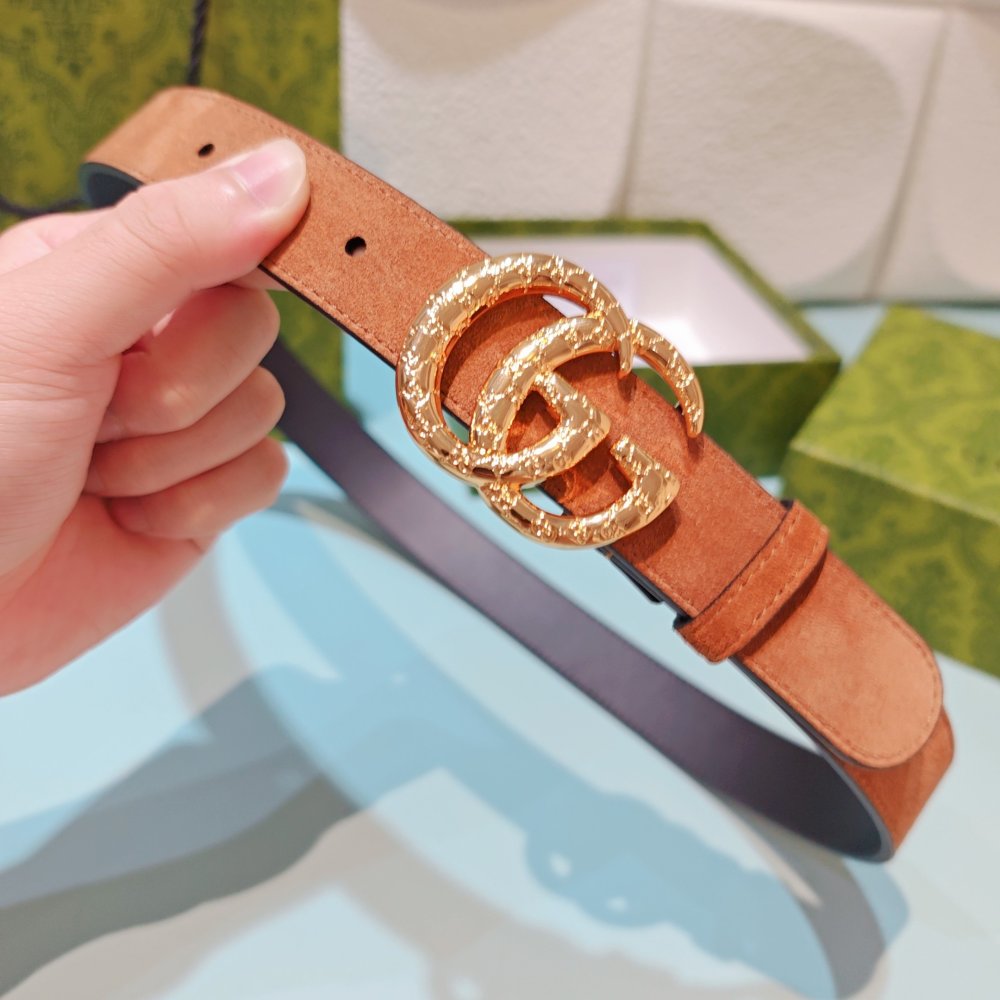 Кожаный ремень женский 30 мм