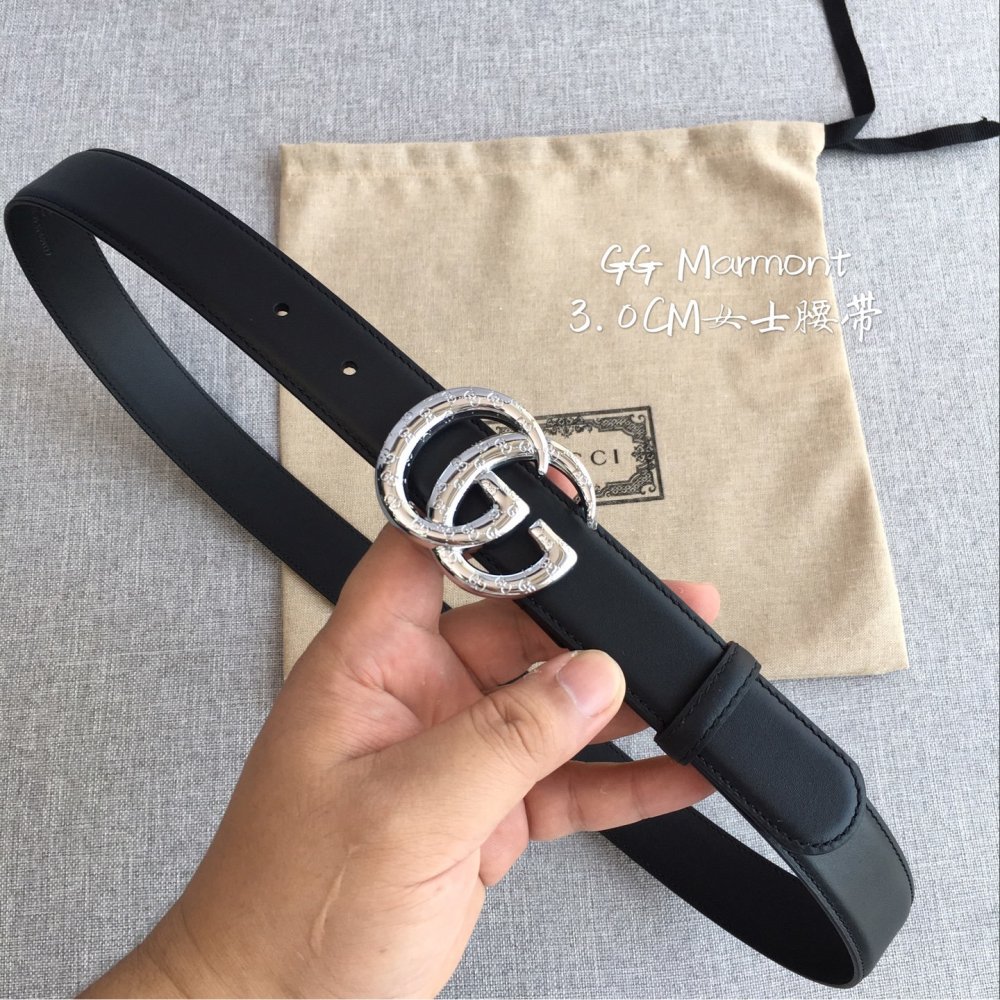 Кожаный ремень женский 30 мм