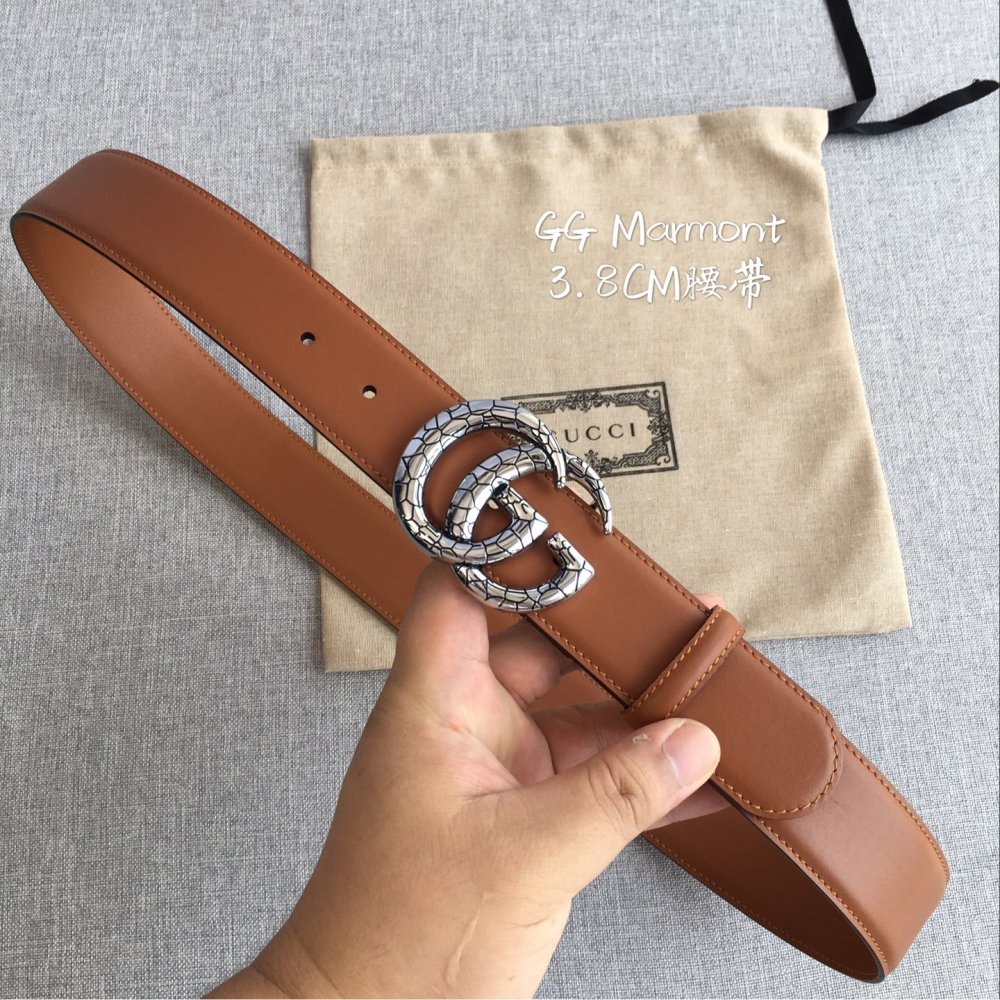 Кожаный ремень женский 38 мм