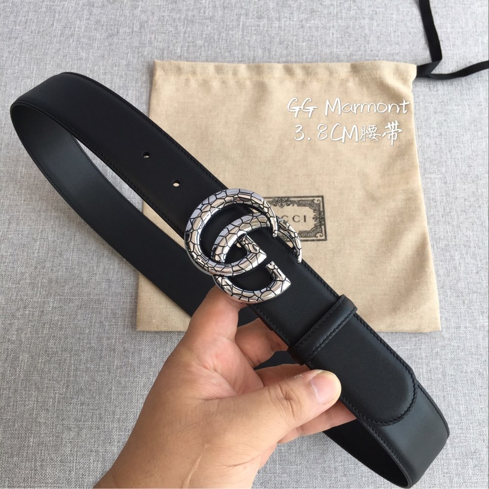 Кожаный ремень женский 38 мм