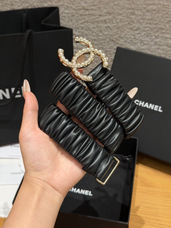 Leather female belt 30 mm
