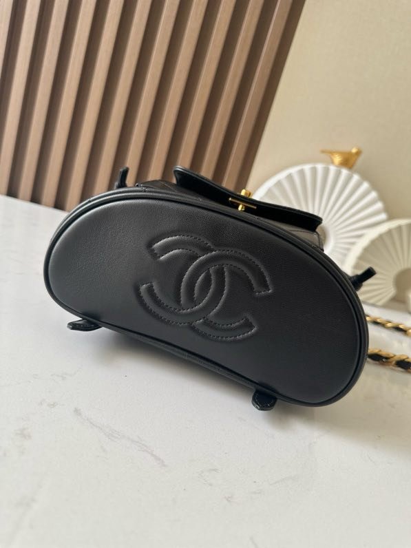 Кожаный женский рюкзак 21 см фото 7