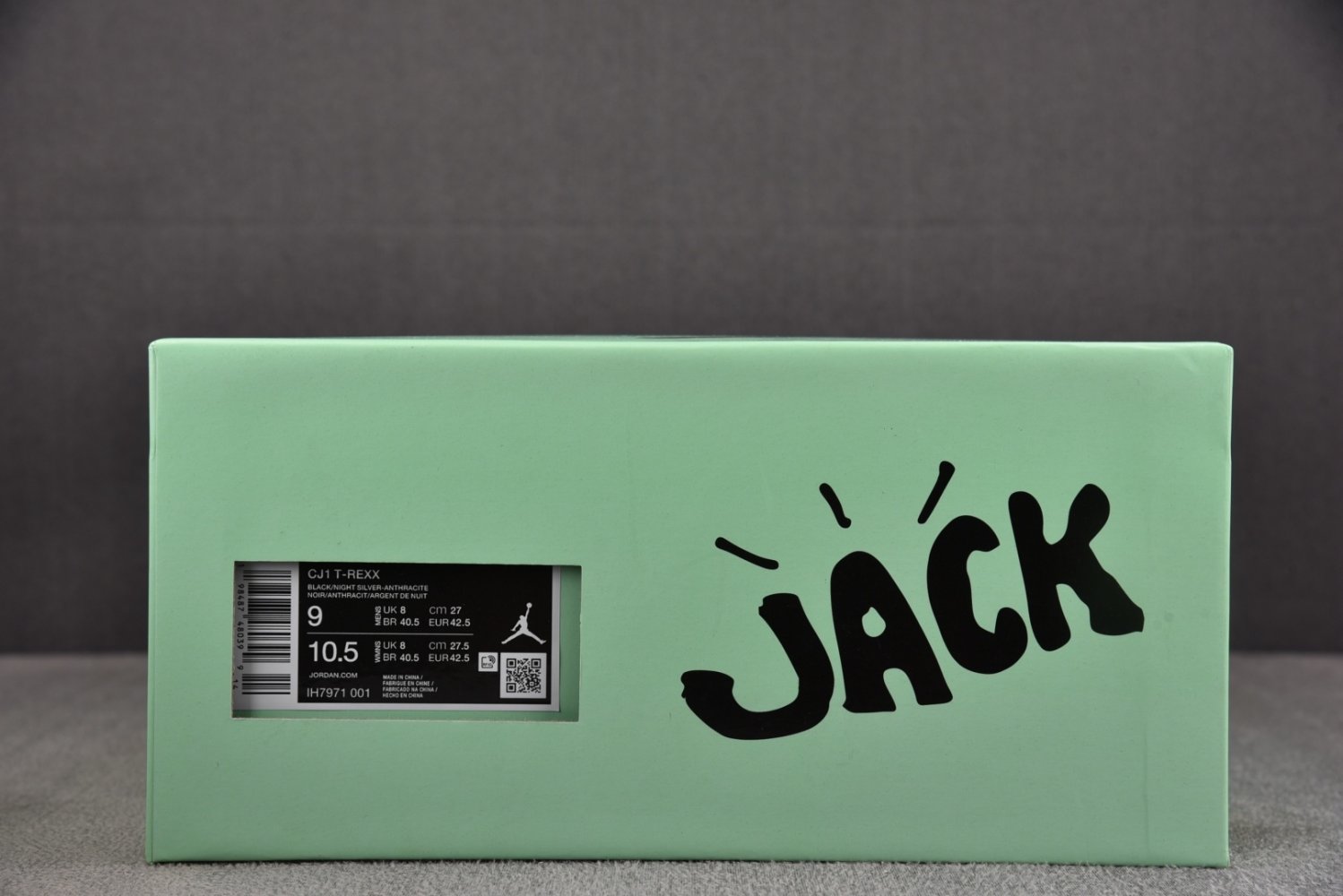 Кроссовки Air Jordan Jumpman Jack TR Travis Scott x Chase B Black Night Silver фото 6