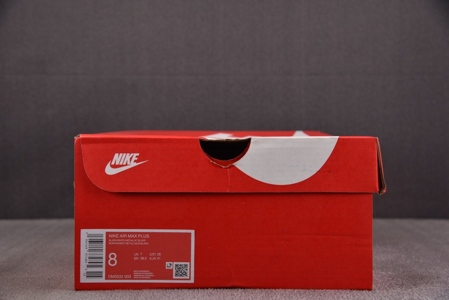 Кроссовки Air Max Plus Black Silver White фото 6