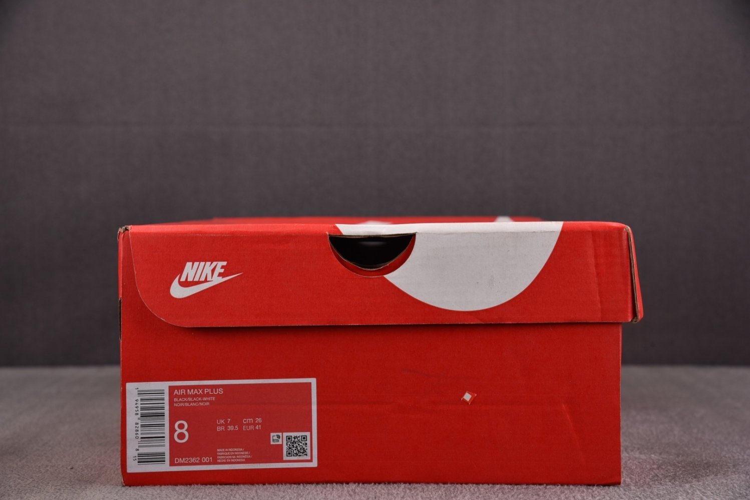 Кроссовки Air Max Plus Black White фото 6