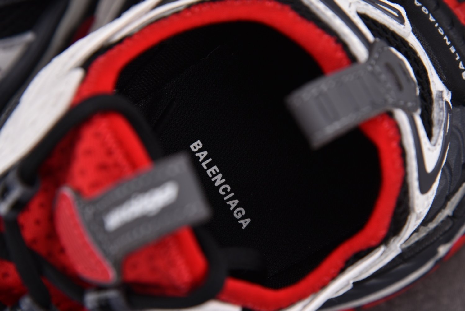 Кроссовки Balenciaga Platform Gray Red фото 10