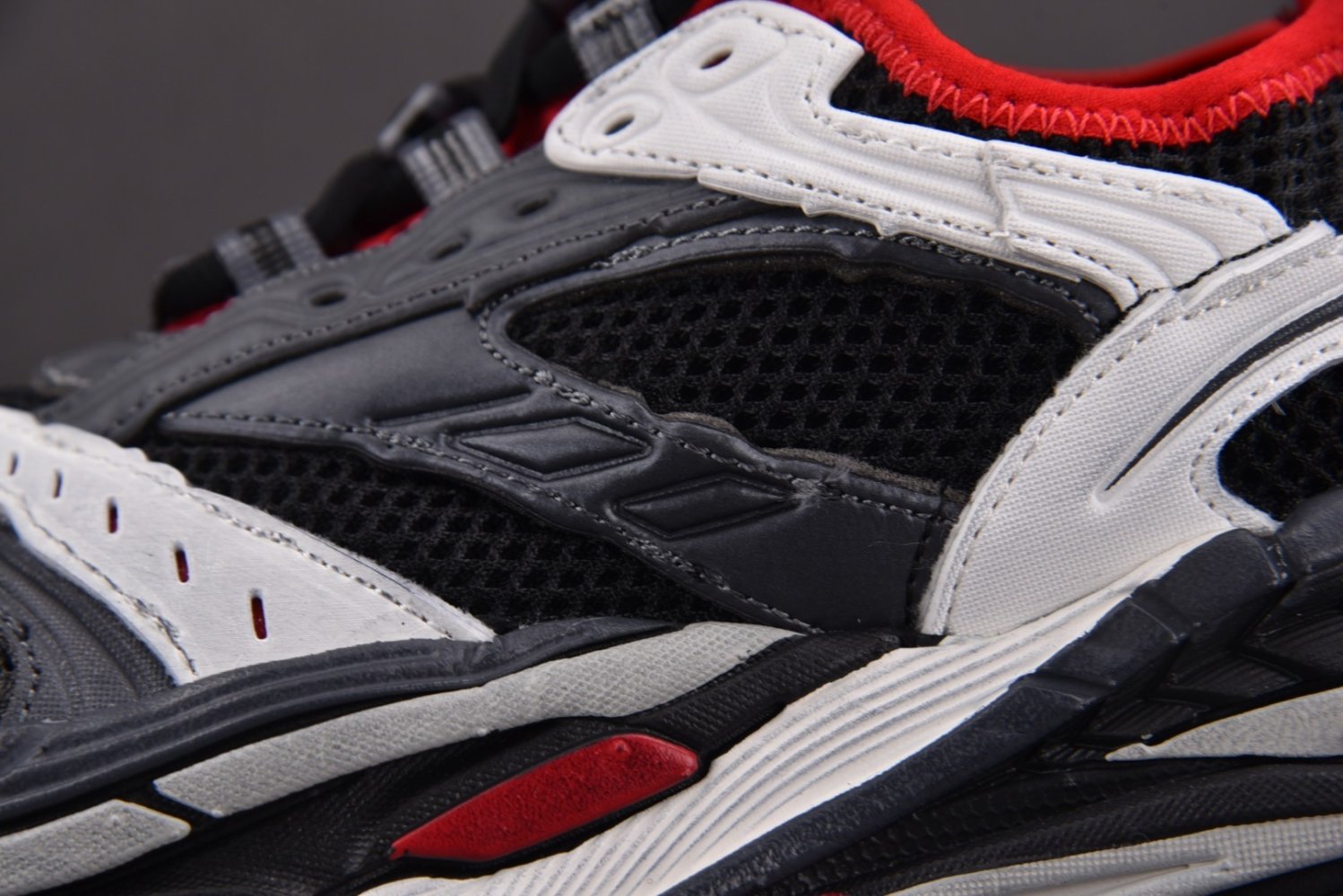 Кроссовки Balenciaga Platform Gray Red фото 12