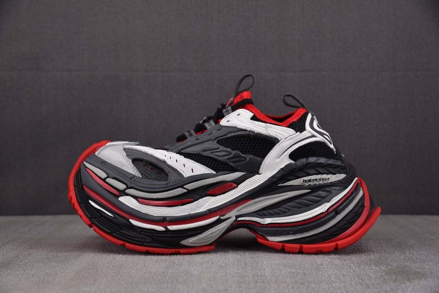 Кроссовки Balenciaga Platform Gray Red