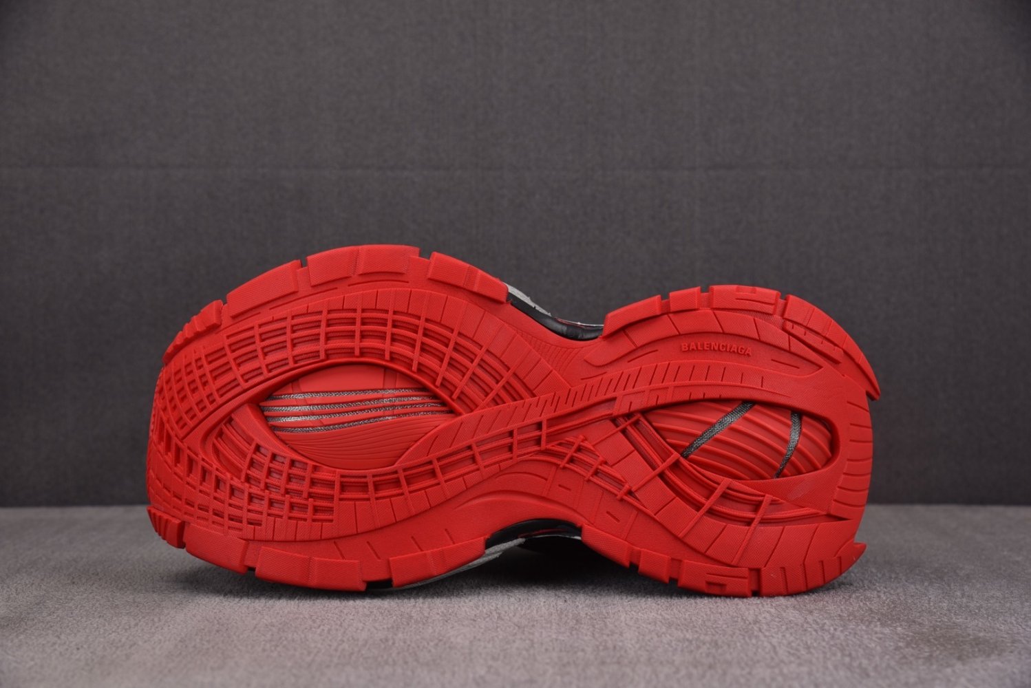 Кроссовки Balenciaga Platform Gray Red фото 4