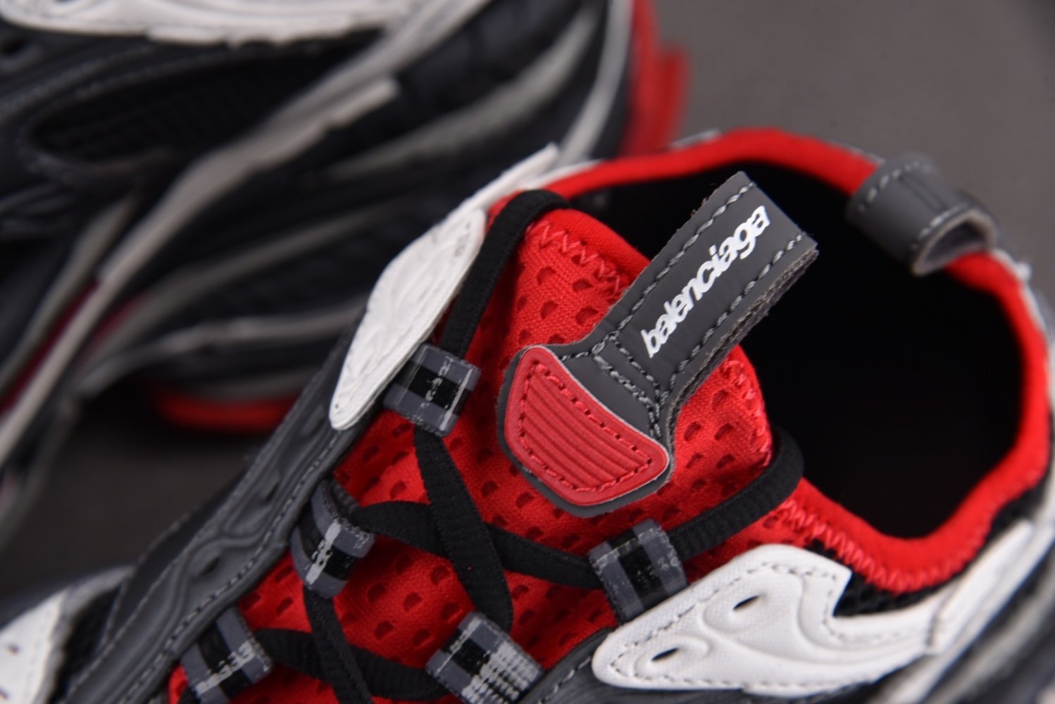 Кроссовки Balenciaga Platform Gray Red фото 9