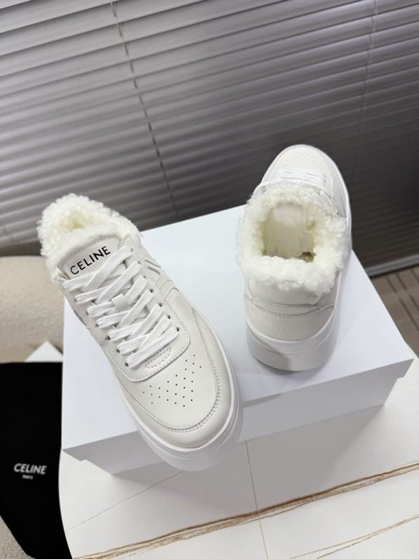 Кросівки Celine Arc de Triomphe на хутрі зимові фото 3