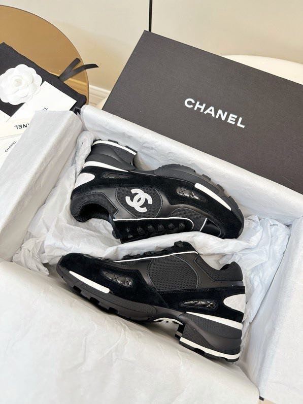 Кросівки Chanel 25K на підборах 6 см