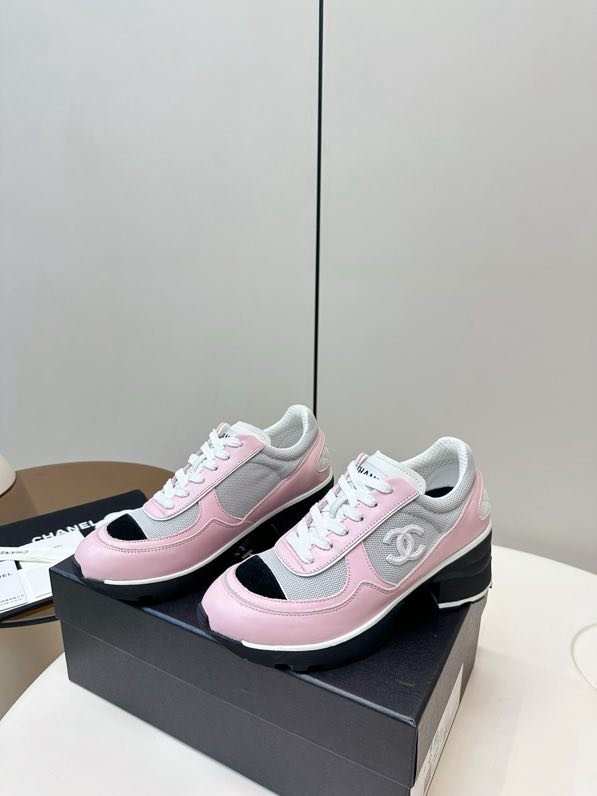 Кросівки Chanel 25K на підборах 6 см фото 2