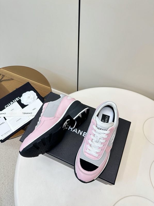 Кросівки Chanel 25K на підборах 6 см фото 3