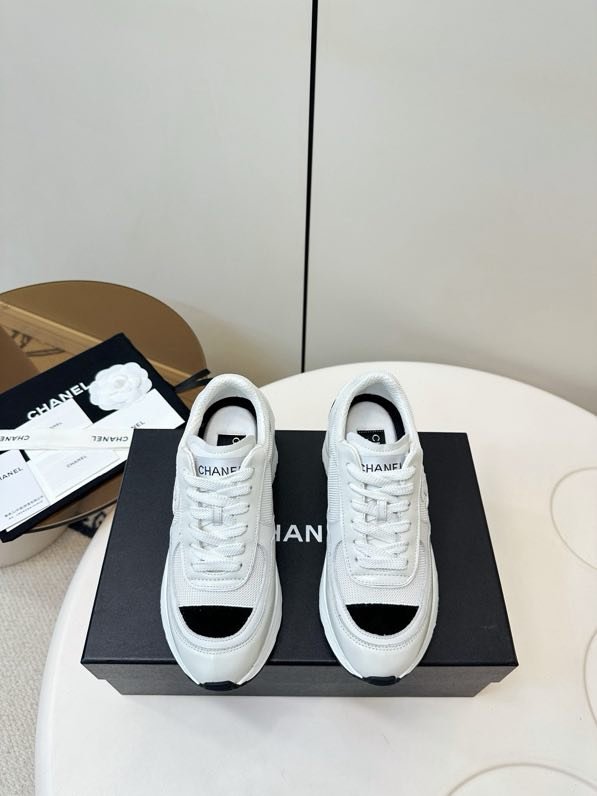 Кросівки Chanel 25K на підборах 6 см фото 3