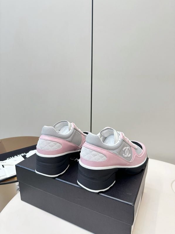 Кросівки Chanel 25K на підборах 6 см фото 4