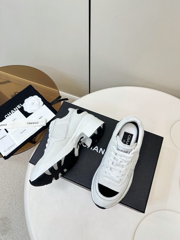 Кросівки Chanel 25K на підборах 6 см фото 4