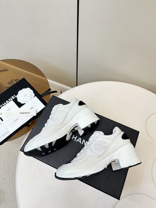 Кросівки Chanel 25K на підборах 6 см фото 5