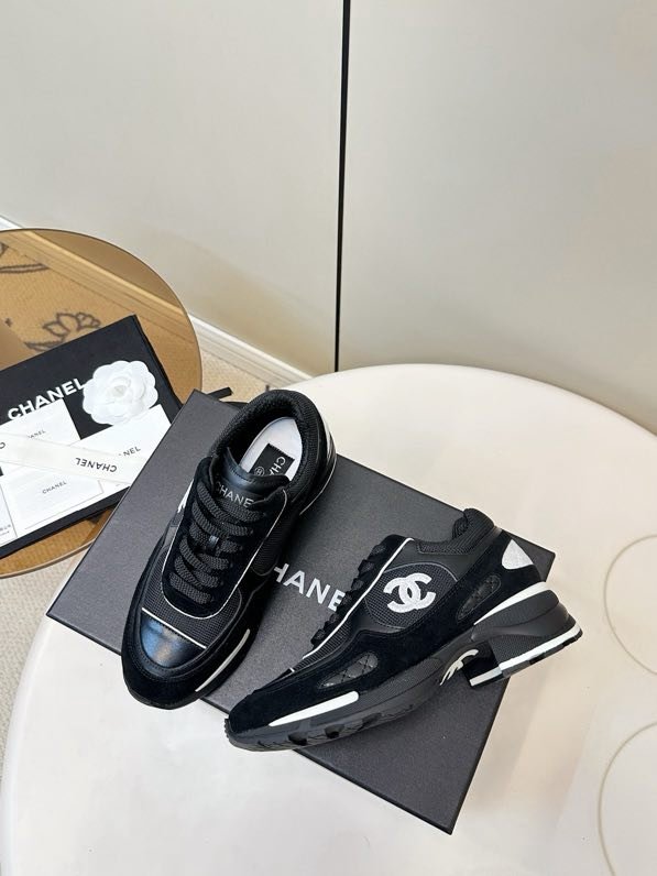 Кросівки Chanel 25K на підборах 6 см фото 5