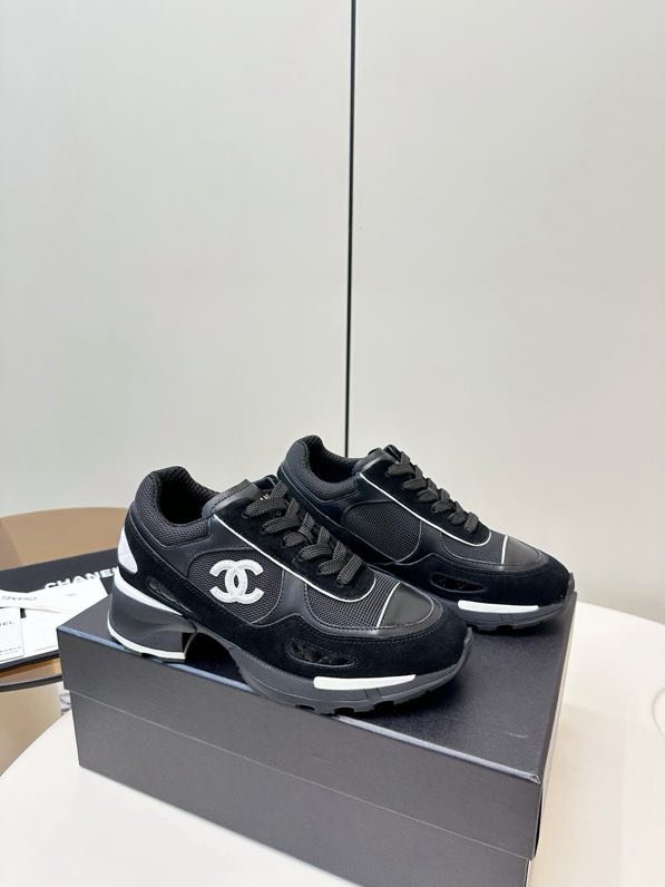 Кросівки Chanel 25K на підборах 6 см фото 6