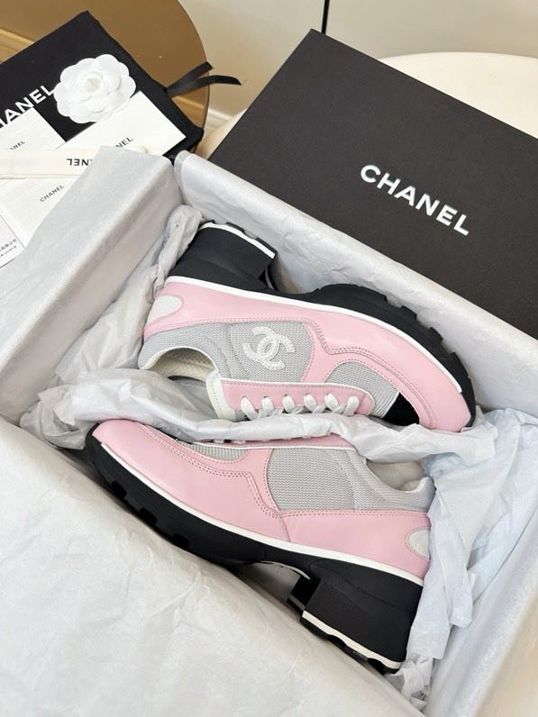 Кросівки Chanel 25K на підборах 6 см фото 7