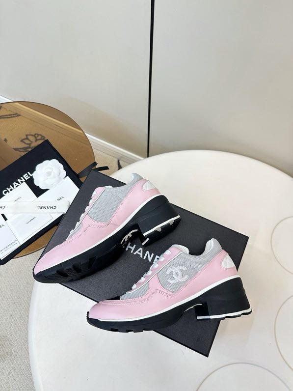 Кросівки Chanel 25K на підборах 6 см фото 8