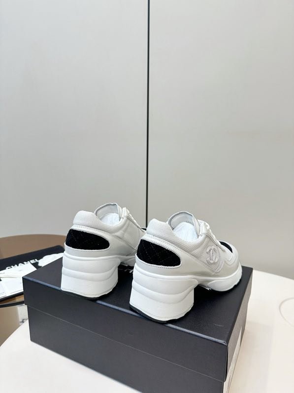 Кросівки Chanel 25K на підборах 6 см фото 8