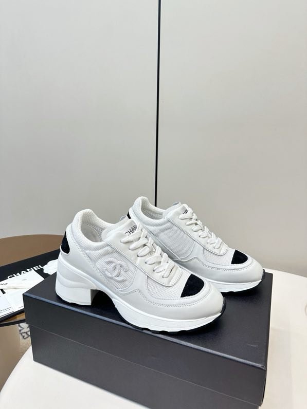 Кросівки Chanel 25K на підборах 6 см фото 9