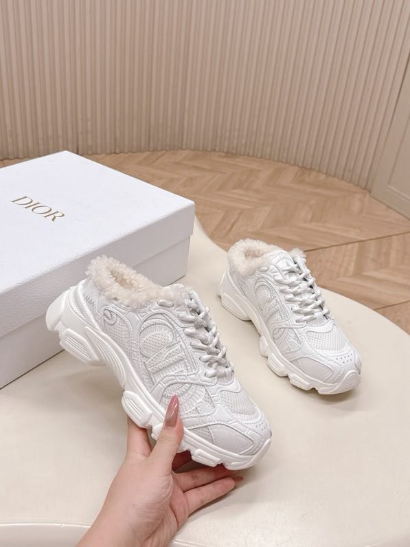 Кроссовки Dior Chrono на меху зимние