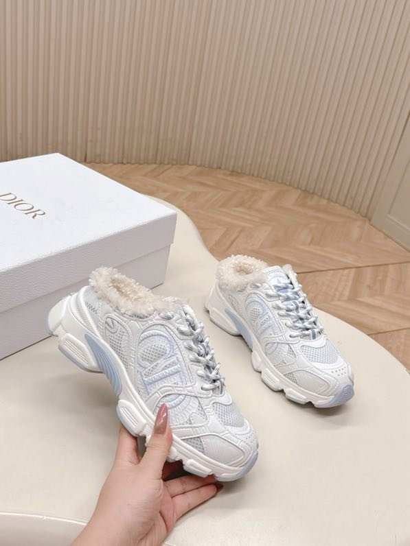 Кроссовки Dior Chrono на меху зимние