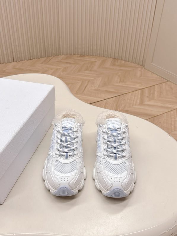 Кроссовки Dior Chrono на меху зимние фото 2