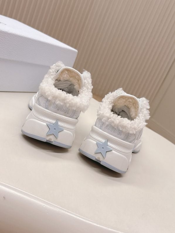 Кроссовки Dior Chrono на меху зимние фото 3