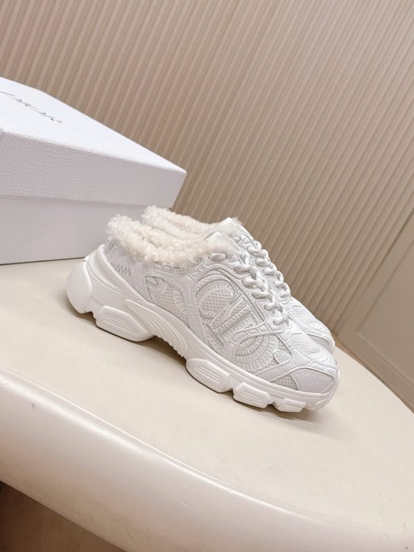 Кроссовки Dior Chrono на меху зимние фото 4