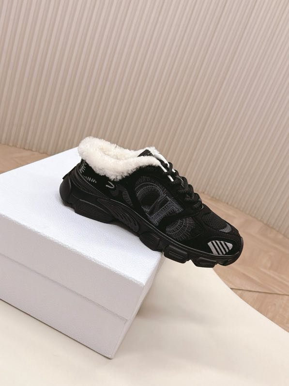 Кроссовки Dior Chrono на меху зимние фото 4