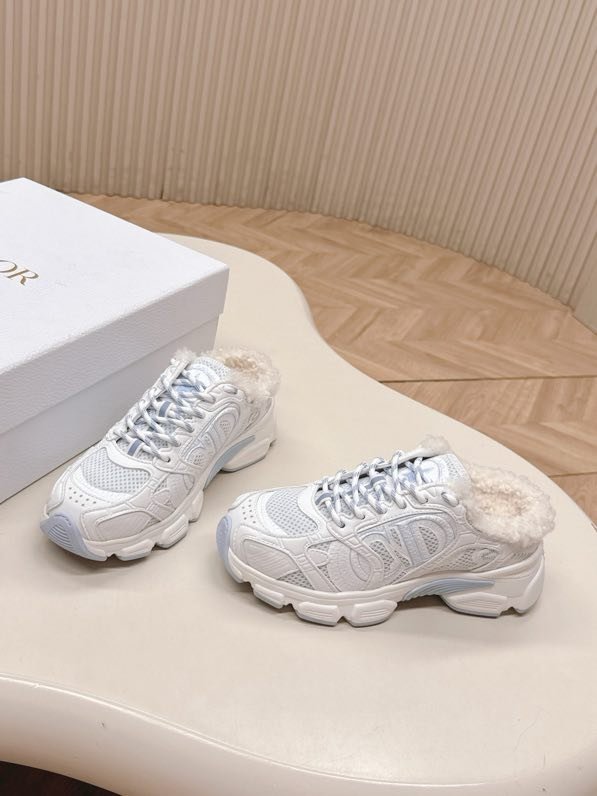 Кроссовки Dior Chrono на меху зимние фото 4