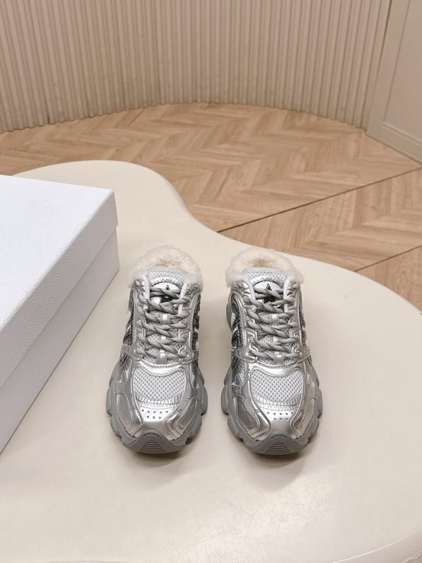 Кроссовки Dior Chrono на меху зимние фото 4