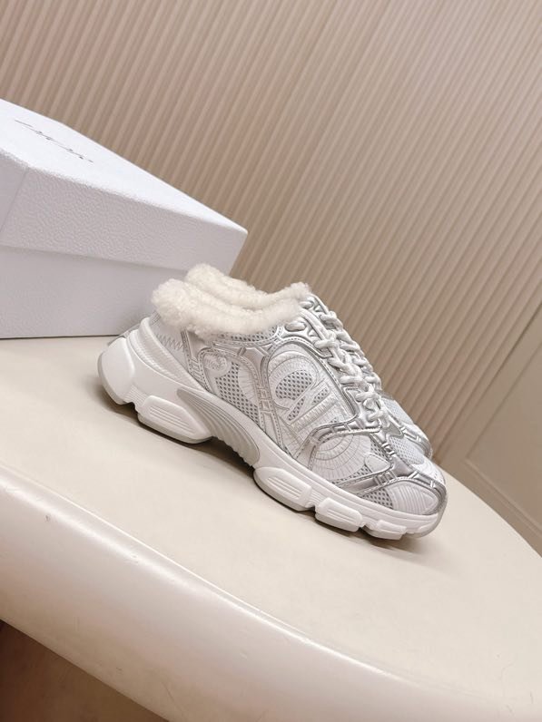 Кросівки Dior Chrono на хутрі зимові фото 5