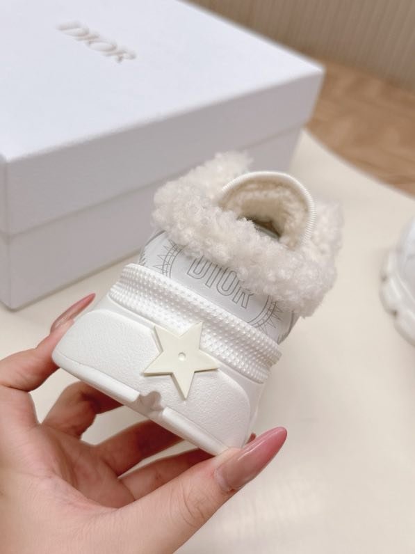 Кроссовки Dior Chrono на меху зимние фото 5