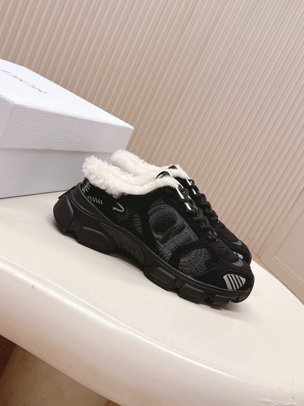 Кроссовки Dior Chrono на меху зимние фото 5