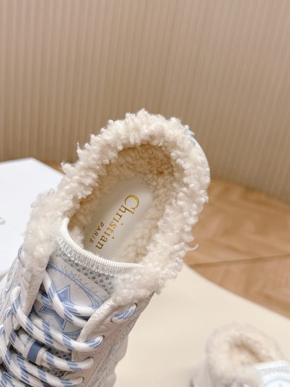 Кроссовки Dior Chrono на меху зимние фото 5