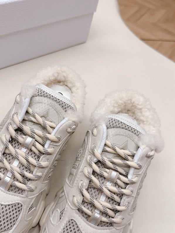 Кросівки Dior Chrono на хутрі зимові фото 5