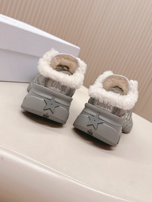 Кроссовки Dior Chrono на меху зимние фото 5