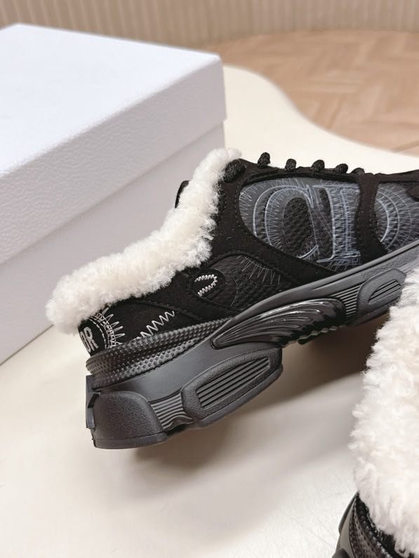 Кроссовки Dior Chrono на меху зимние фото 6