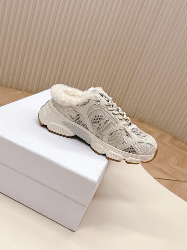 Кросівки Dior Chrono на хутрі зимові фото 6